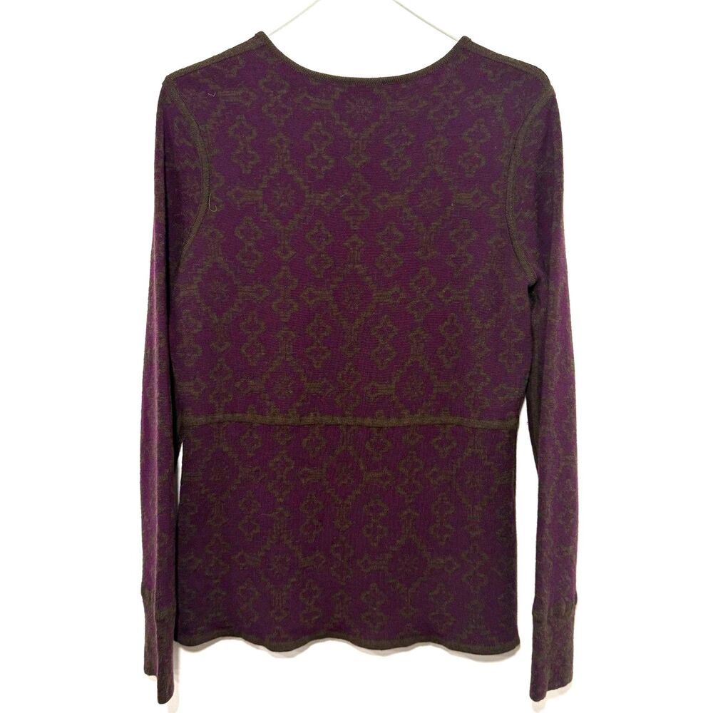 Pendleton Merino Wool Zip Front Printed Cardigan … - image 2